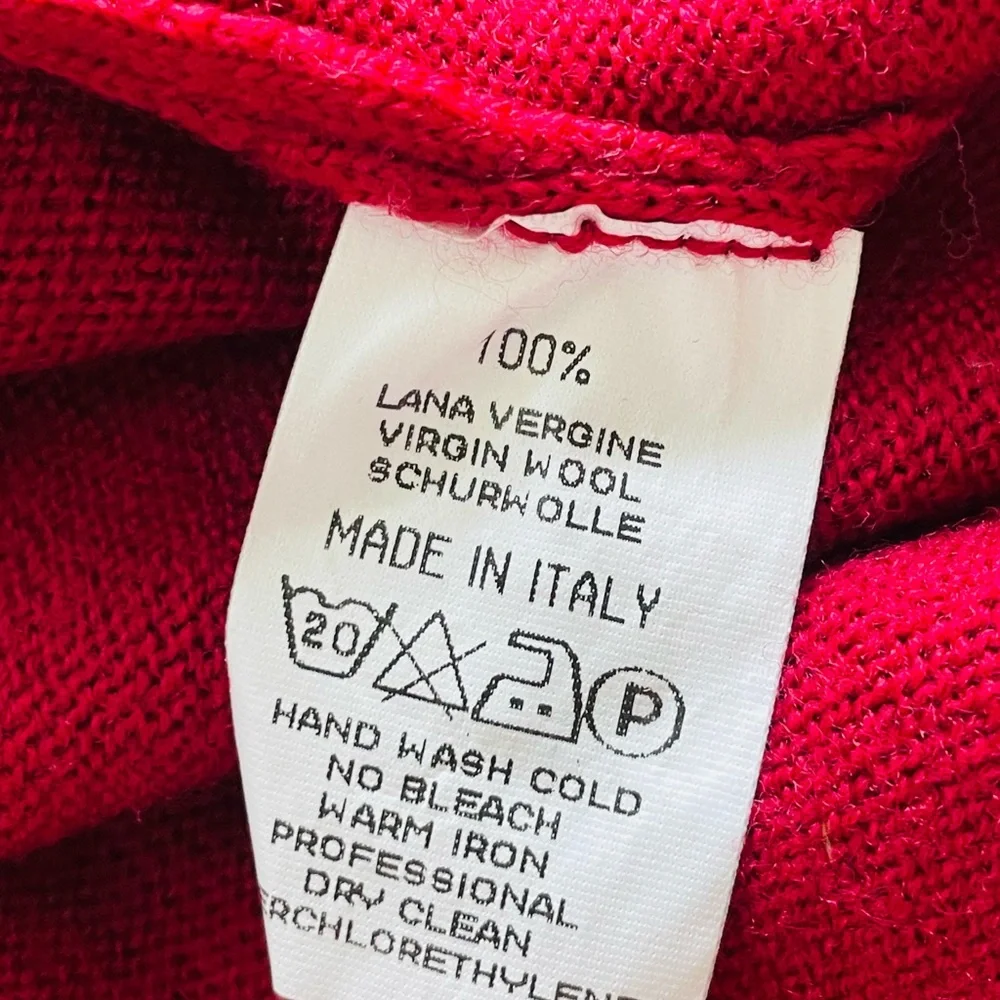 New! GRAN SASSO For Mark Shale NEW Wool Knit Button Front Sweater  Size …